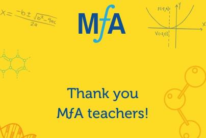 Thank you MfA teachers!