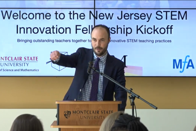 Michael Driskill at NJ STEM Innovation Fellowship Kickoff