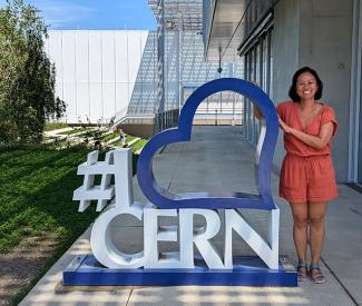 Sylvia at CERN