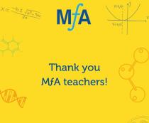 Thank you MfA teachers!